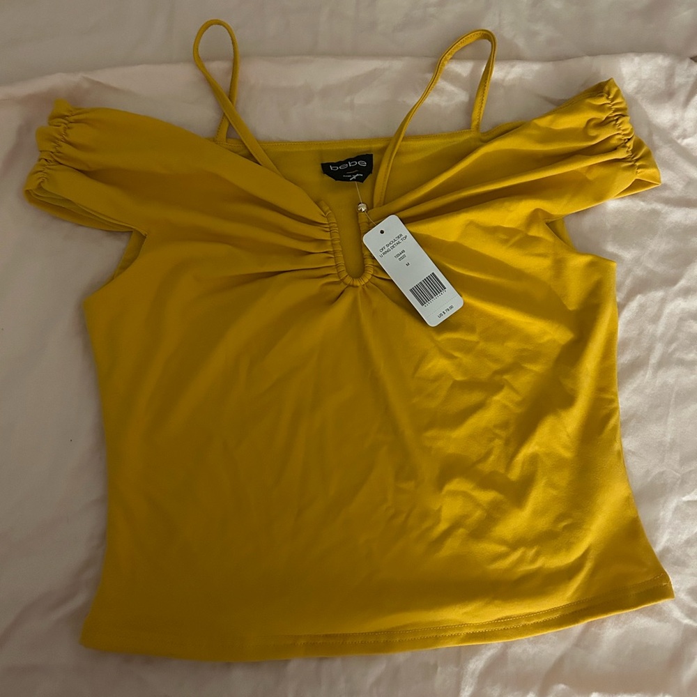 Bebe Off Shoulder Ring Detail Top - MANGO - Picture 4 of 5